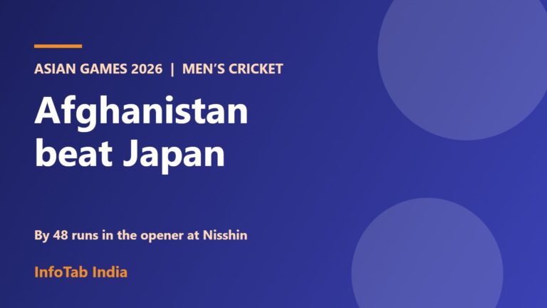 Afghanistan vs Japan, Asian Games 2026 Cricket: Match Report, Scorecard and Tournament Guide