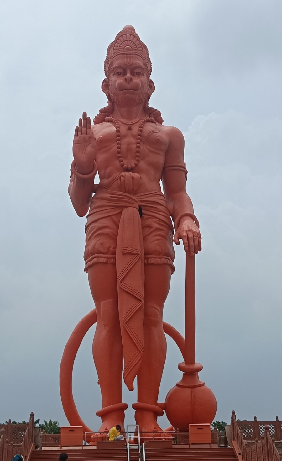 A Hanuman statue at Shri Siddheshwar Temple, Chhindwara, Madhya Pradesh. Illustration, not from the film