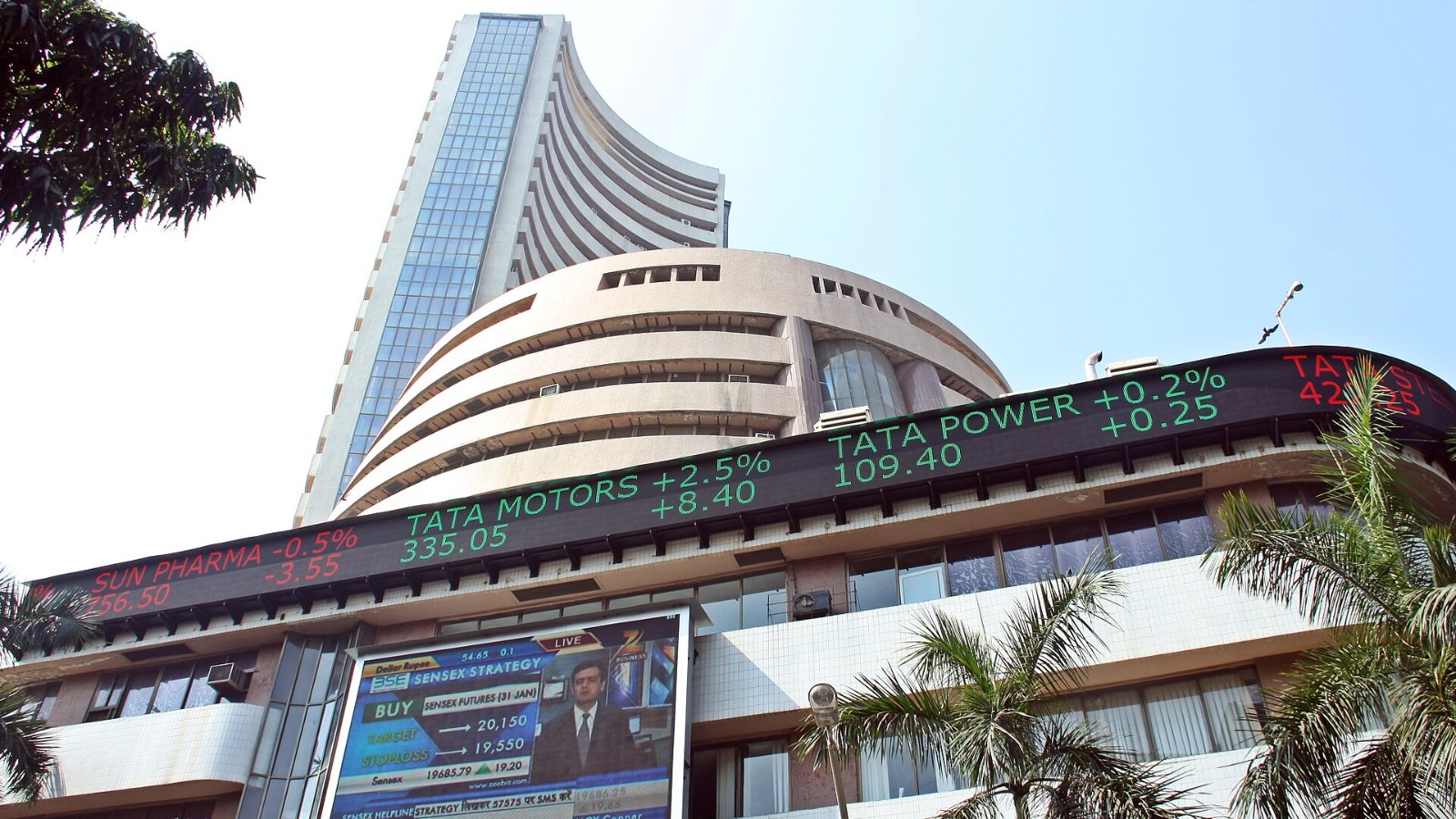 The BSE building on Dalal Street in Mumbai