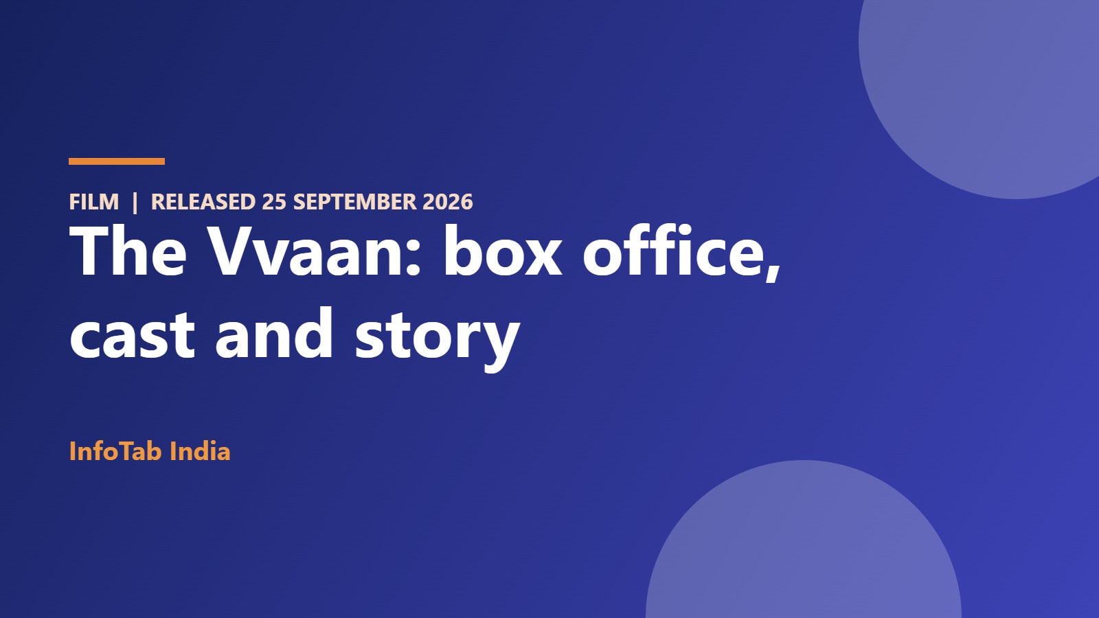 The Vvaan: box office, cast and story